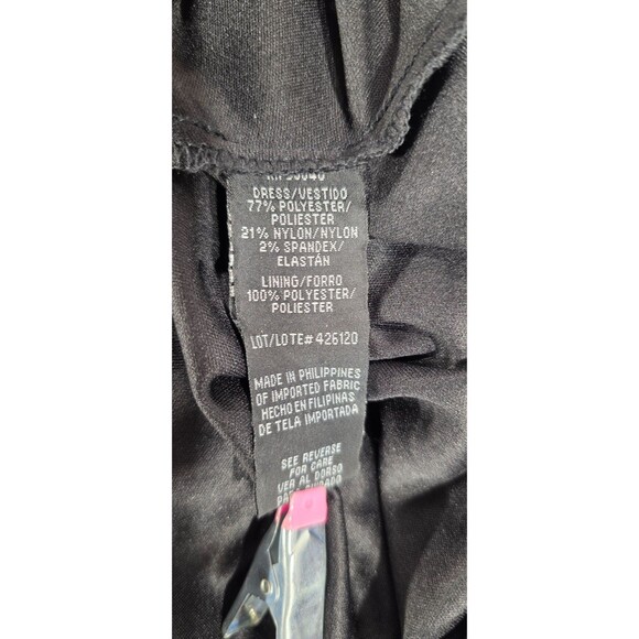 Nightway Lace Mermaid Gown Long Formal Dress Metallic Black MOB Glam Party 18W - Picture 11 of 16